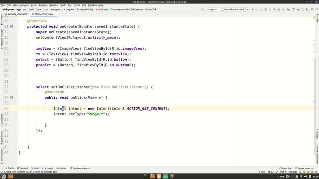 Deploy Ml model on android | android project java | android studio | cat dog app смотреть онлайн