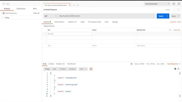 Random Word API смотреть онлайн