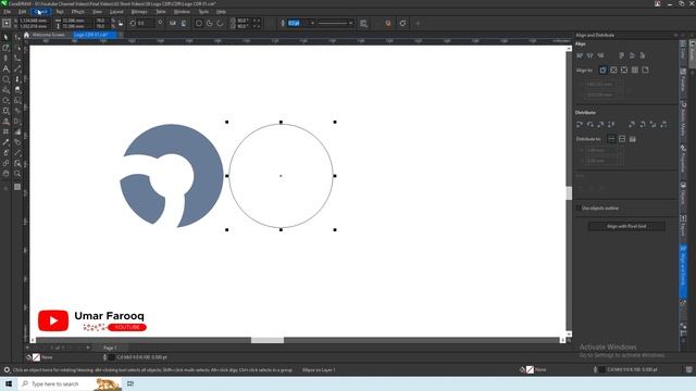 Professional Logo Design In CorelDraw || CorelDraw
