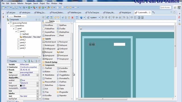 How to Create a Customer Billing System in Java Eclipse - Part 1 of 2 смотреть онлайн