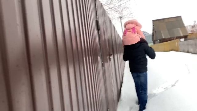 Побывали на даче зимой/Первый раз на Даче в 2023 году/Наша Дача в феврале/Выходной на даче смотреть онлайн