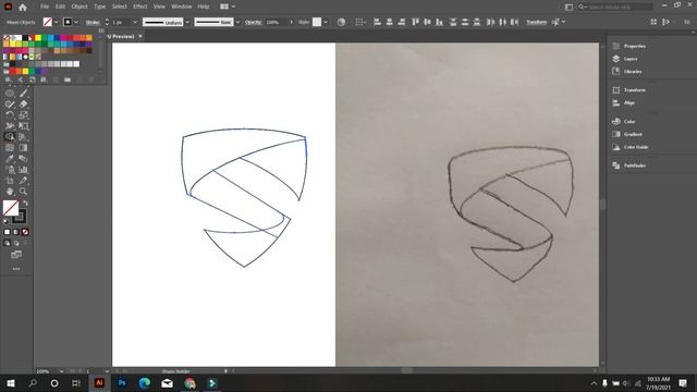 The Modern Logo Design Process From Sketch To Finish | Adobe Illustrator Tutorials смотреть онлайн