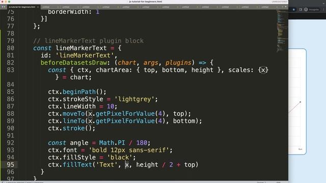 How to Add Markers and Text to Line Chart in Chart JS 4 смотреть онлайн