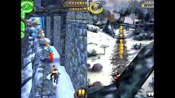 Temple Run 2 Frozen Shadows VS Final Run Snow Temple Android iPad iOS Gameplay HD