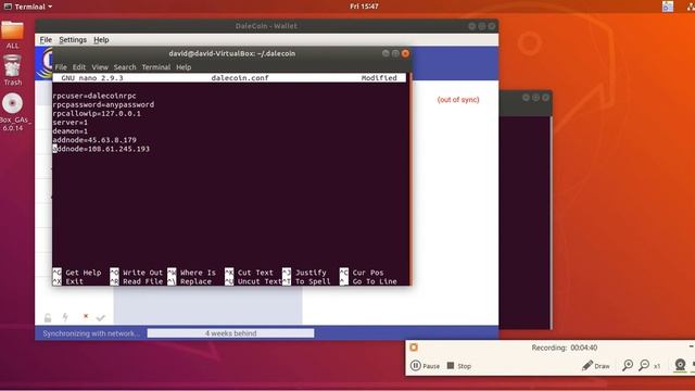 Dalecoin Linux qt wallet setup смотреть онлайн