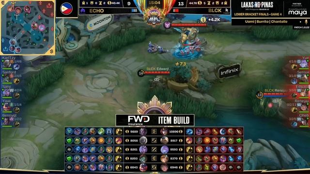 MPL PH S12 - LOWER BRACKET FINALS - ECHO Vs BLCK  - GAME 4