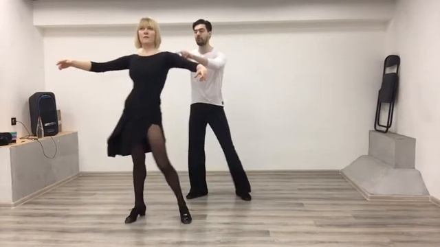 Бальные танцы. Румба. Про-ам. Обучение танцам. Олег Гончаров смотреть онлайн