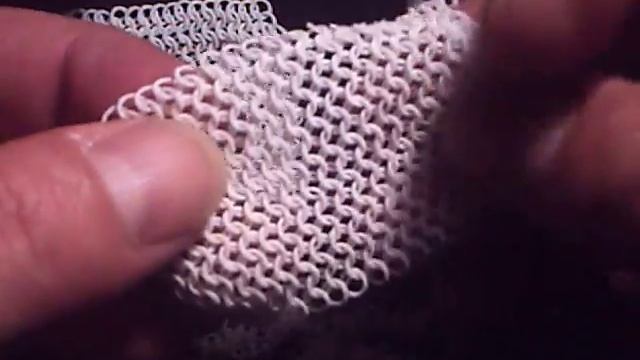 Chain maille 0.7mm AR 4.5 - 3D printed @shapeways смотреть онлайн