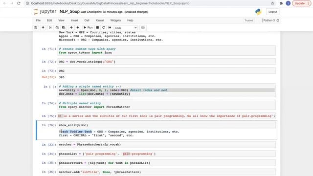 NLP: Named Entity Recognition(NER) смотреть онлайн