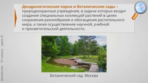 Экология 11 класс (Урок№8 - Особо охраняемые природные территории и рекреационные зоны.)