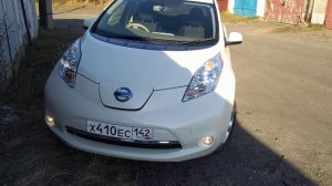 Про подсветку логотипа и "ангельские глазки" на Nissan Leaf(Ниссан Лиф).