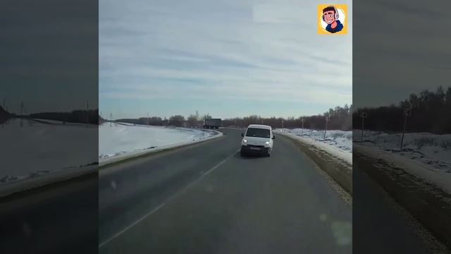 Уснул и вылетел на встречку