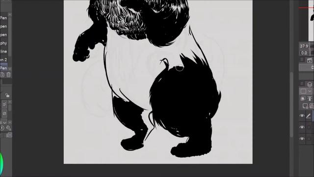 Cat Behemoth/кот Бегемот Speedpaint смотреть онлайн