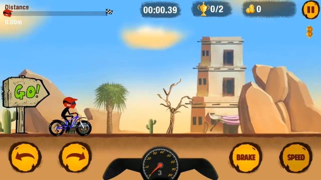 STICKMAN BMX 2017 FREE Android Gameplay For Kids FHD | Free BMX Fun Games Online Play !! смотреть онлайн