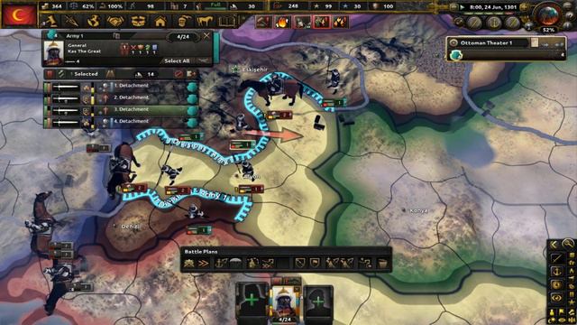 Memlük Savaşı! İşimiz Çok Zor / Hearts of Iron 4 Osmanlı Beyliği Old Europe 1300 Mod смотреть онлайн