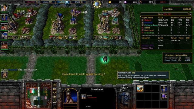 Warcraft 3 Classic HellHalt TD Competitive #83 No sounds смотреть онлайн
