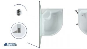 Инструкция по установке душевых кабин: МОНОМАХ (с полукруглым поддоном)