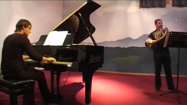 L. van Beethoven - Sonata op.17 per corno e pianoforte (estratto del I movimento) - DUO CORPIANO смотреть онлайн