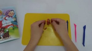 РЕПКА сказки из пластилина, лепим героев, внучку, собаку жучку, кошку из пластилина и теста
