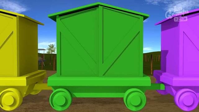 Aprende Colores con El Tren de Animales de La Granja de Zenón | La Granja de Zenón смотреть онлайн
