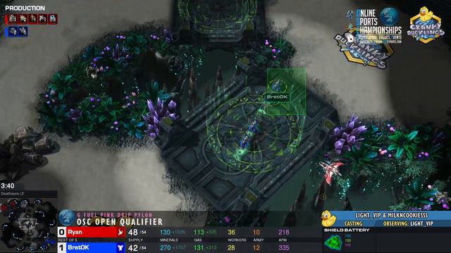 Ryan vs BratOK - PvT | Pink Drip Pylon: OSC Open Qualifier | StarCraft 2 Tournament смотреть онлайн