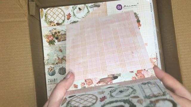 СКРАПБУКИНГ: распаковка новой посылки с Сraftelier смотреть онлайн