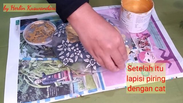 Decoupage Piring Kaca Motif Flora смотреть онлайн