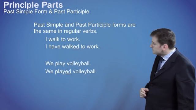 Principle Parts of Verbs in English Grammar смотреть онлайн