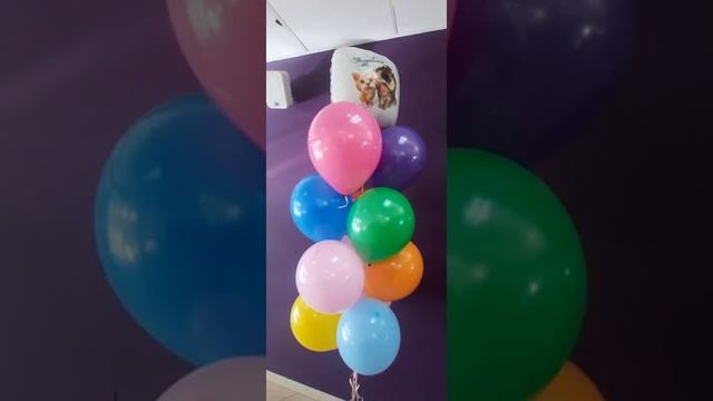 связка шаров из 15 штук! смотреть онлайн