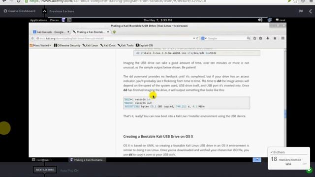 Lecture 9: Installing Kali Linux on MacBook смотреть онлайн