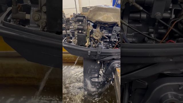 РАБОТА ЛОДОЧНОГО МОТОРА YAMAHA 25 CV,