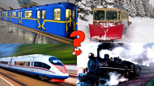 Изучаем цвета и поезда Что лишнее? Викторина про железнодорожный транспорт и машины с мигалками. смотреть онлайн