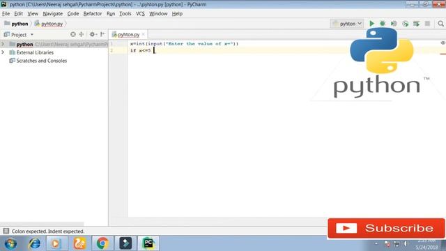 How to use ' if ' condition in python 3.6 programming language смотреть онлайн