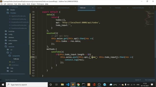 Laravel And Vue Js Todo List | Laravel Vue Js | Vue Js ToDo List | Laravel Api | Part #1 HINDI смотреть онлайн