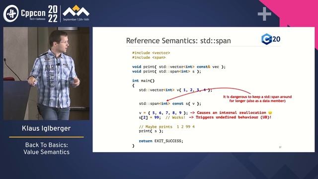 Back to Basics: Cpp Value Semantics - Klaus Iglberger - CppCon 2022 смотреть онлайн
