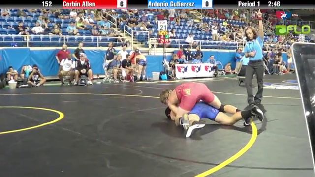 Cadet 152 - Corbin Allen (Virginia) vs. Antonio Gutierrez (California) смотреть онлайн