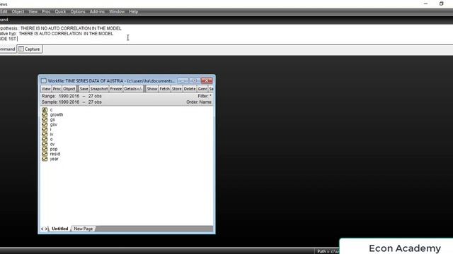 How to detect and remove auto correlation (serial correlation) смотреть онлайн