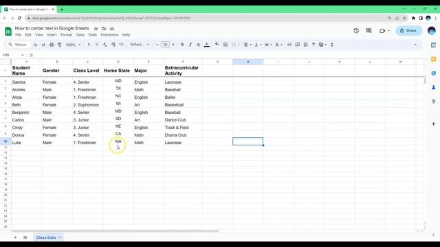 How to Center Text in Google Sheets (just a Few Clicks Away) смотреть онлайн