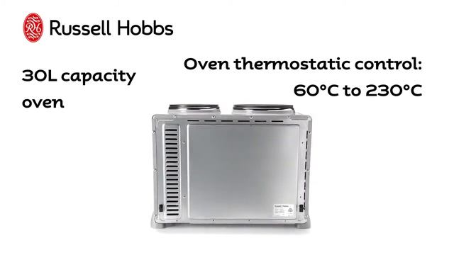 Compact Kitchen Convection Oven with Hotplates 360° RHTOV2HP - Russell Hobbs смотреть онлайн