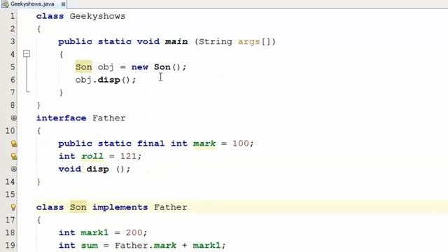 127. Example of One class implements one interface in Java Programming (Hindi) смотреть онлайн