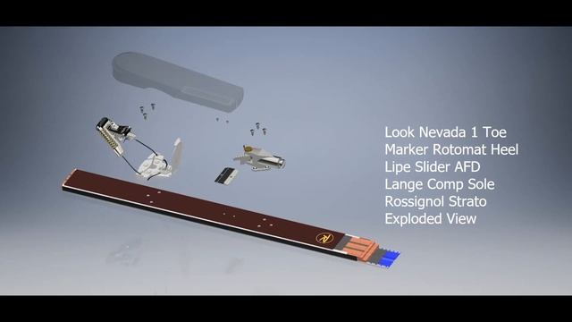 Look Nevada I Toe - Marker Rotomat Heel - Rossignol Strato Ski смотреть онлайн