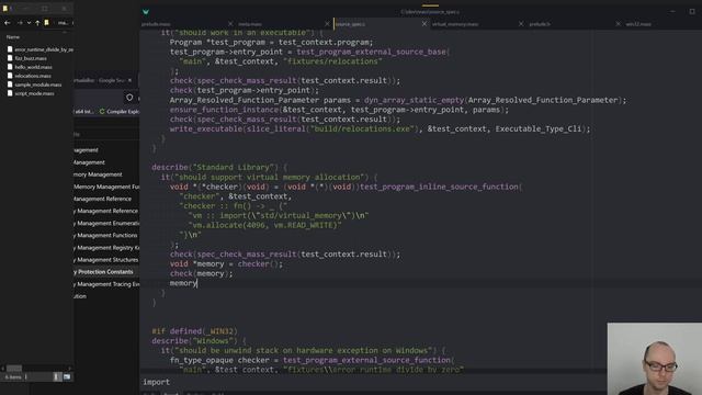 Virtual Memory Library - Programming in Mass смотреть онлайн