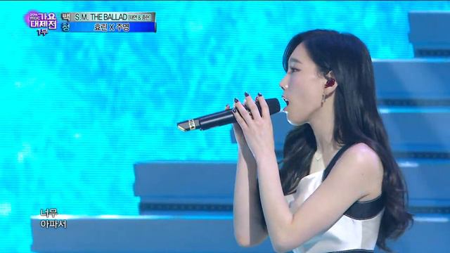 【TVPP】Taeyeon + Jonghyun(S.M. THE BALLAD) - Breath, 태연 + 종현(S.M. THE BALLAD) - 숨소리 @ 2014 KMF Live