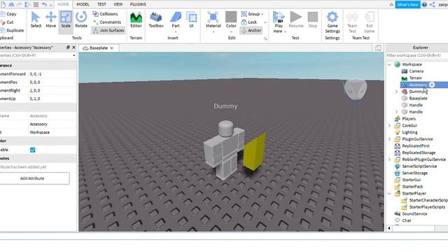 Roblox how to add starter Accessories No Scripting смотреть онлайн