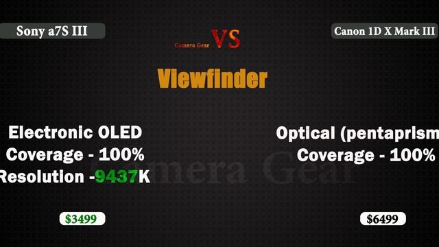 Sony a7S III vs Canon EOS-1D X Mark III смотреть онлайн