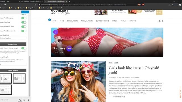 How To Edit And Customize Archive Page - Section: Gucherry WordPress Blog Theme смотреть онлайн