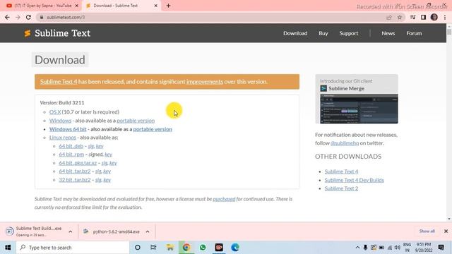 How to Download and Install Sublime Text 3 On Windows 7/8/10 | Sublime Text kaise Download kare смотреть онлайн