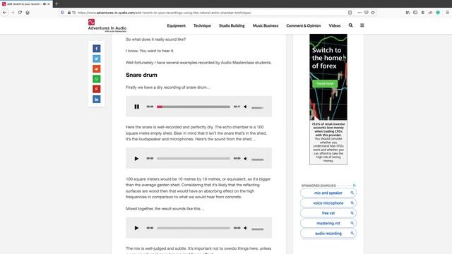 Add reverb to your recordings using the natural echo chamber technique смотреть онлайн