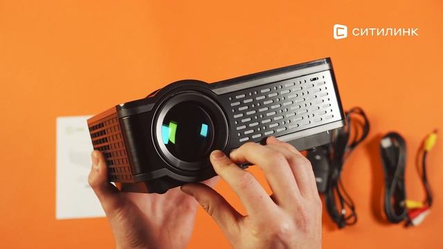 Обзор проекторов Cactus CS-PRE.05B.WXGA | Ситилинк смотреть онлайн