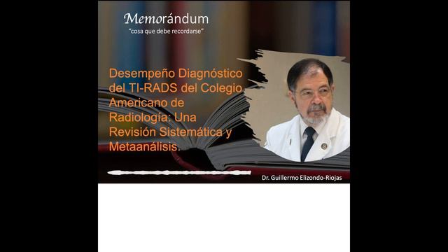Desempeño Diagnóstico del TI RADS del Colegio Americano de Radiología Una Revisión Sistemática смотреть онлайн